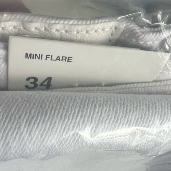 Zara, Women's High rise Mini Flare Pant - White. Size: 2 (US). NWT - Picture 6 of 8